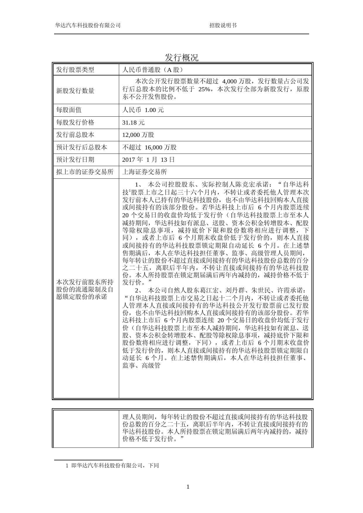 IPO招股书_ 华达科技：首次公开发行股票招股说明书_第2页