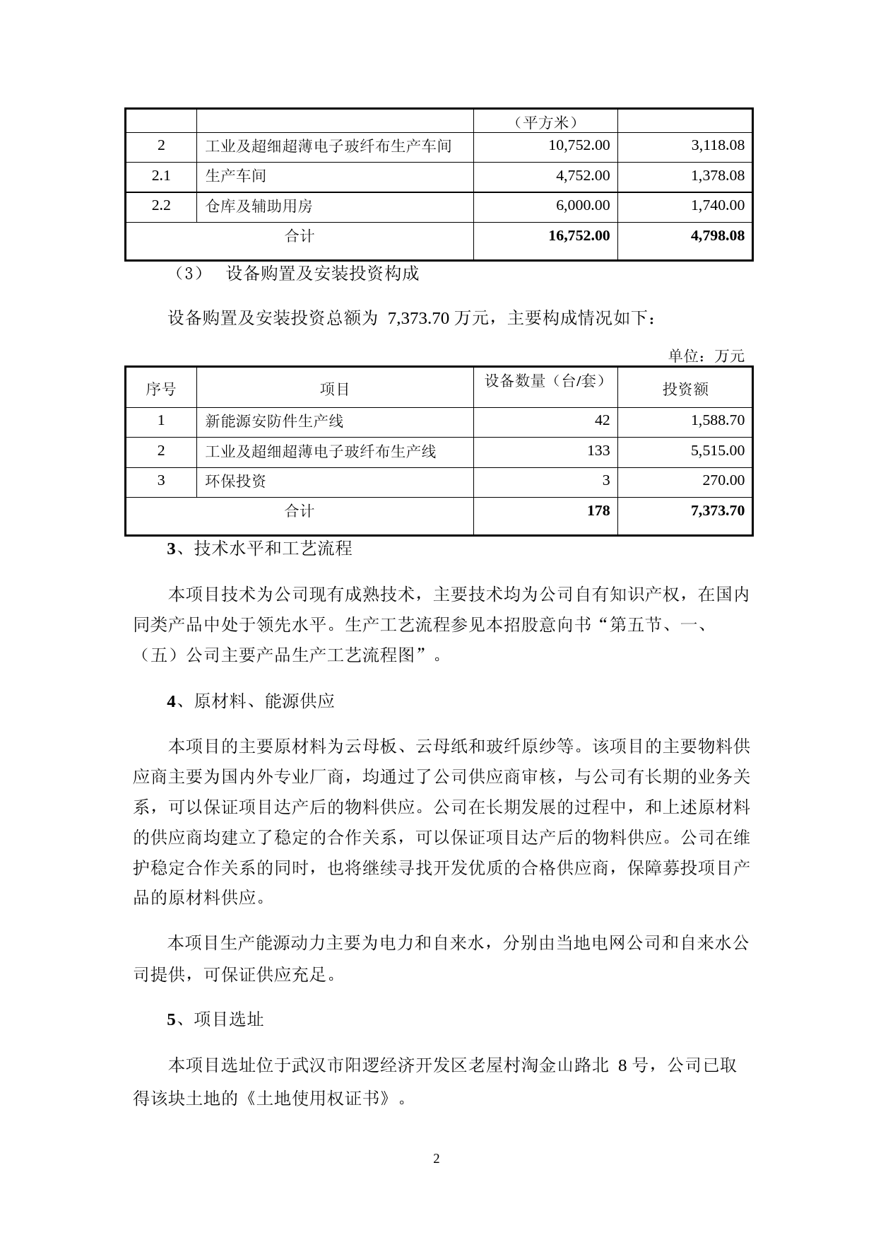 平安电工：新建云母纸产能、云母板产能、新能源安防件产能、工业及超细超薄电子玻纤布产能、人工合成云母项目可行性分析报告（2024）_第2页