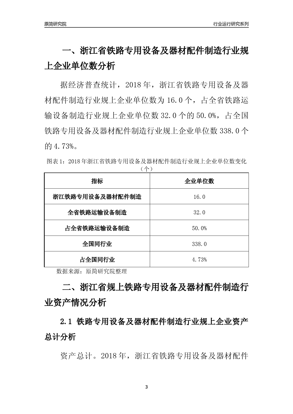 [行业年报]2018年浙江省规模以上铁路专用设备及器材配件制造行业运行及竞争力评级分析报告_第3页