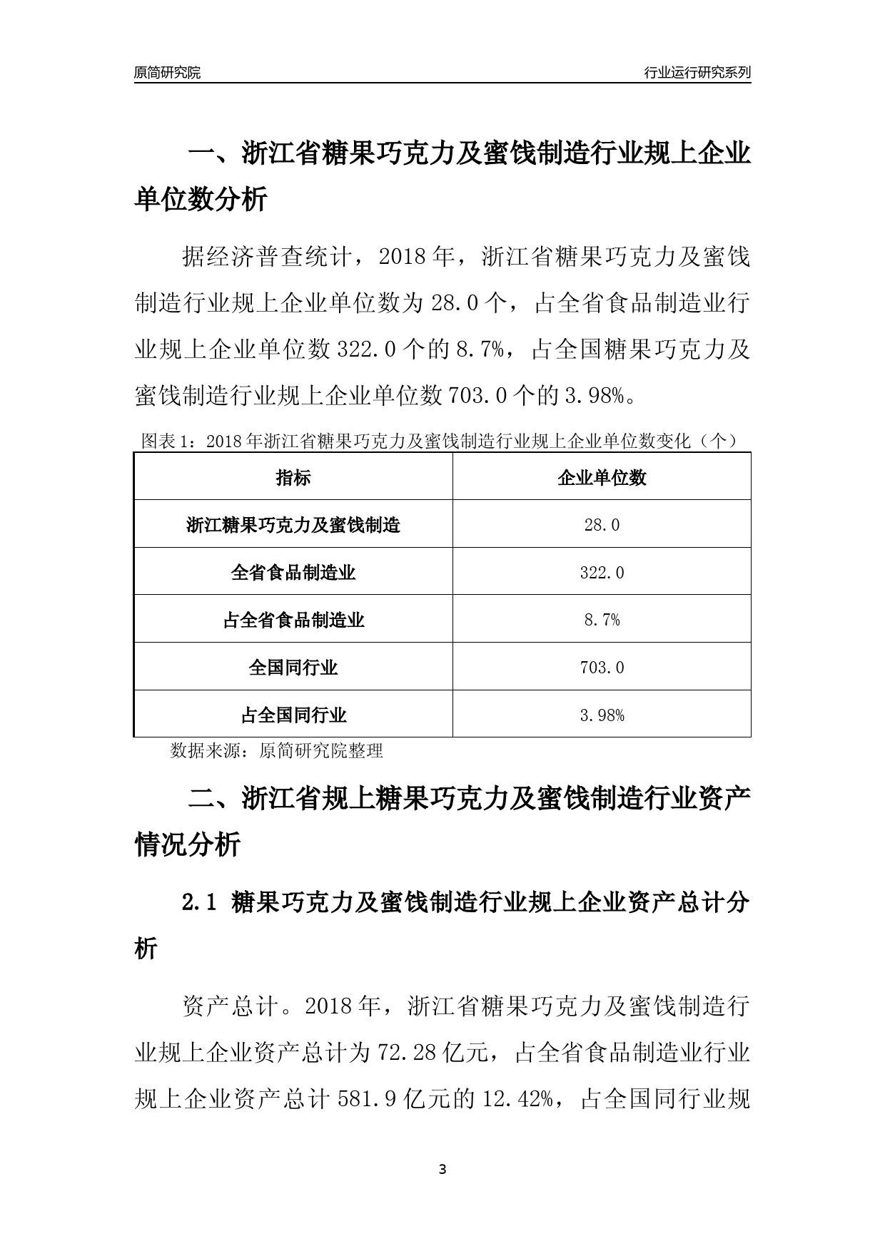 [行业年报]2018年浙江省规模以上糖果巧克力及蜜饯制造行业运行及竞争力评级分析报告_第3页