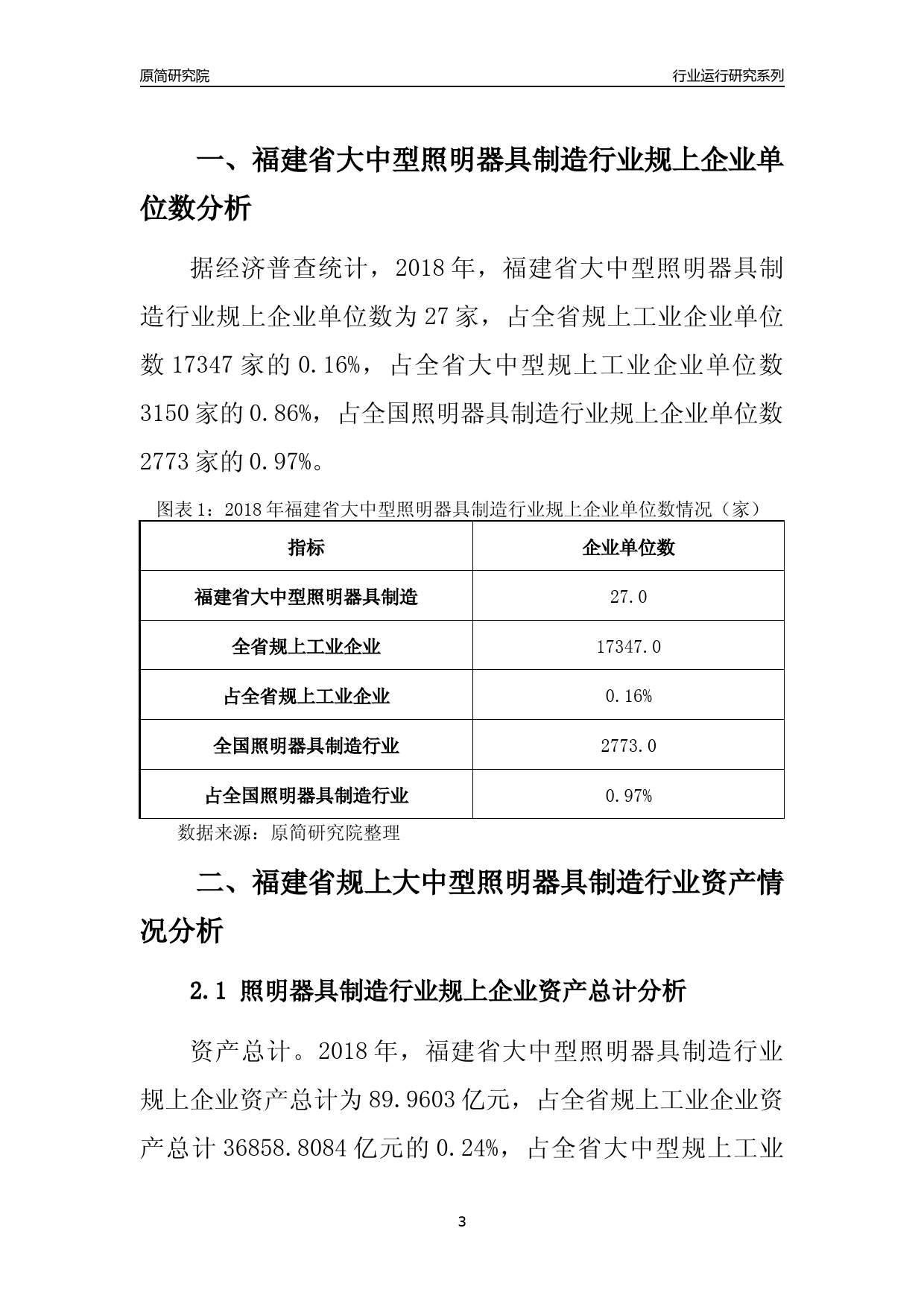 [行业年报]2018年福建省规上大中型照明器具制造行业运行及竞争力评级分析报告_第3页