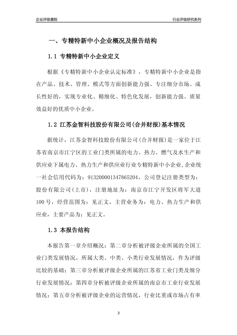 [专精特新]2022年江苏金智科技股份有限公司(合并财报)行业竞争力评级分析报告(2023版).docx_第3页