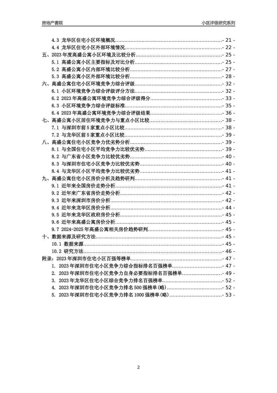 [小区点评]高盛公寓(龙华区)小区居住环境竞争力评级及房价趋势分析报告(2024版)_第2页