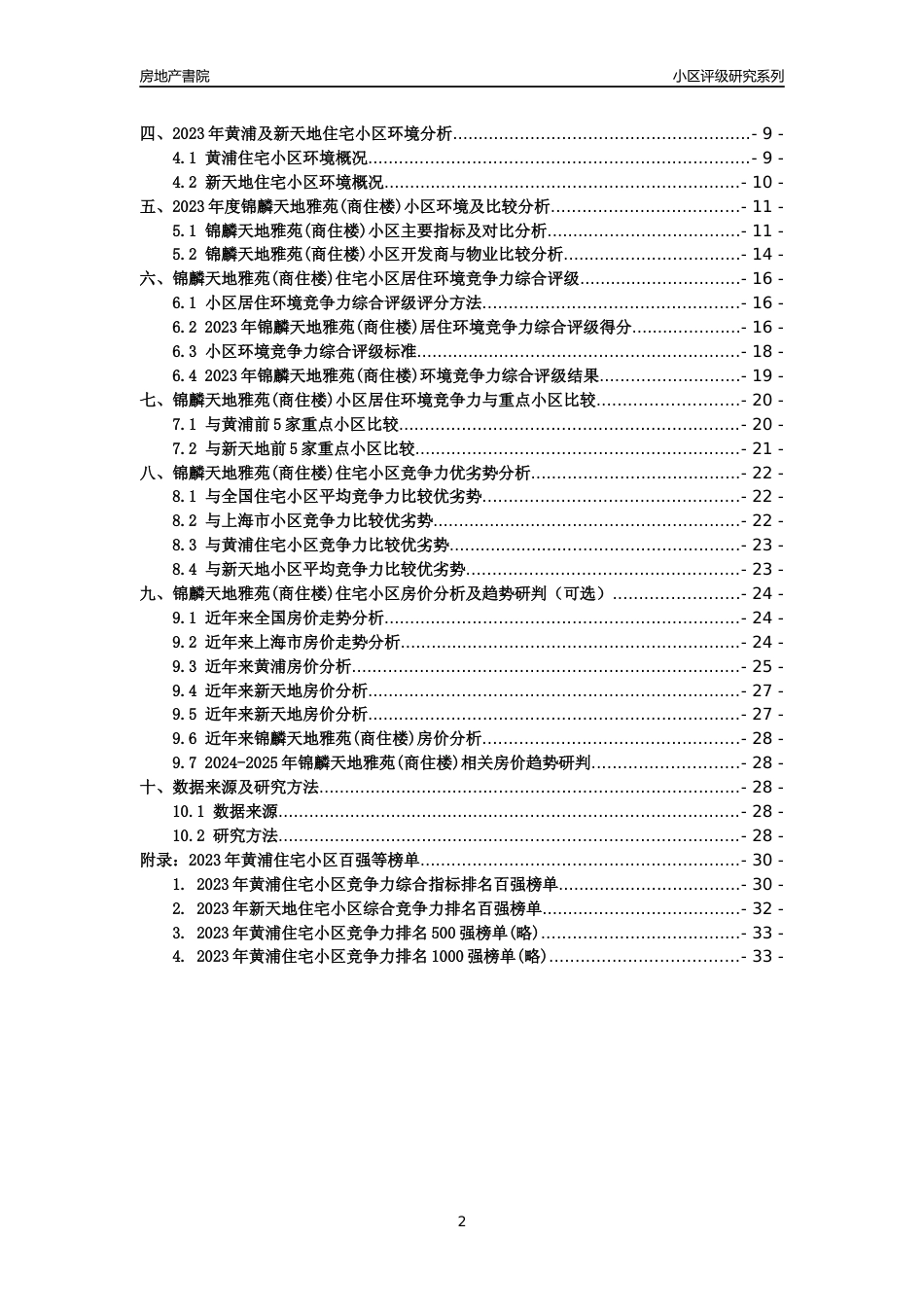 [小区点评]锦麟天地雅苑(商住楼)(上海黄浦)小区居住环境竞争力评级及房价趋势分析报告(2024版)_第2页