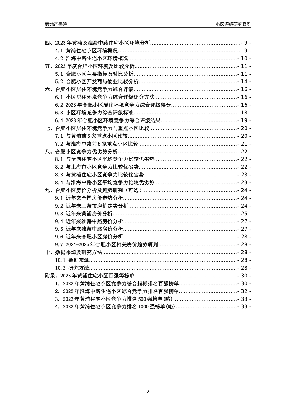 [小区点评]合肥小区(上海黄浦)小区居住环境竞争力评级及房价趋势分析报告(2024版)_第2页
