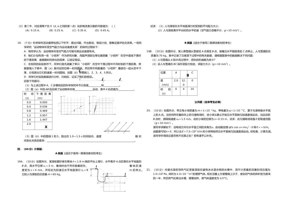 [高考真题]2005年上海市高考物理试题_第3页